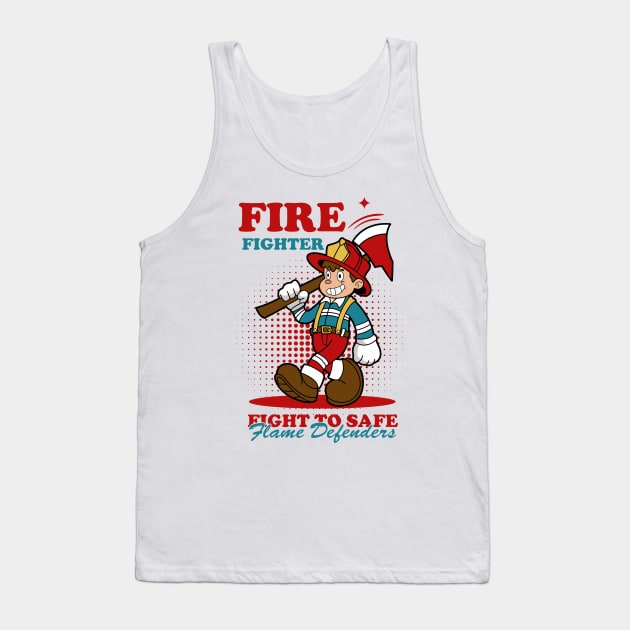 Flame Defenders Tank Top by Harrisaputra